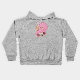 Pink Plague Mask Kids Hoodie